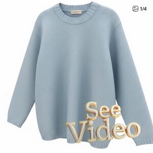 CASUAL CONNECTION Vintage Lambswool Pullover Sweater FITS LARGE/XL. See Video